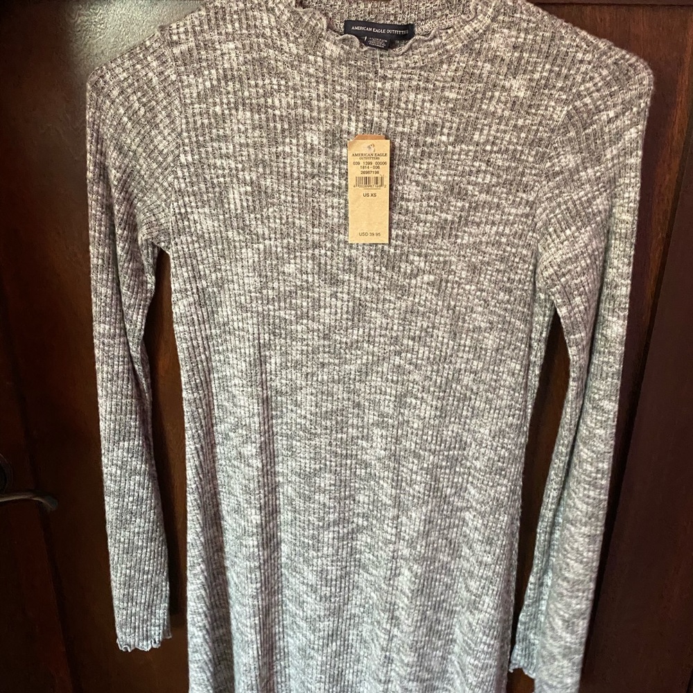 Brand New American Eagle Grey Sweater Dress.